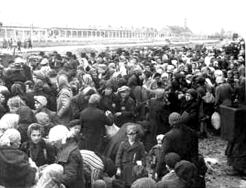 A very busy
place: Birkenau-Auschwitz in
1944