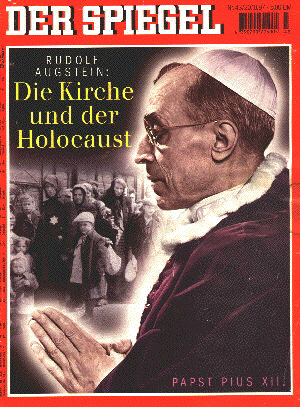 Der
Spiegel, Oct.
20, 1997 on
the Vatican
and the
Holocaust