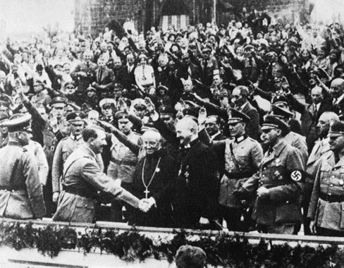 Hitler
with Christian
Bishops