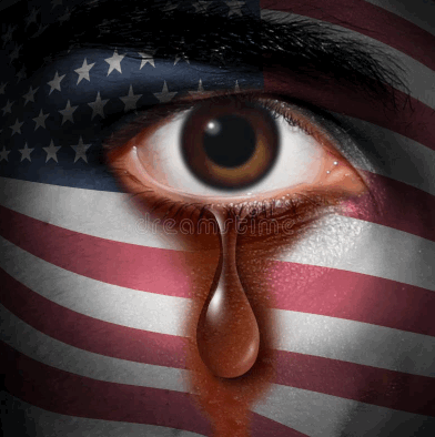 america crying