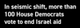 Democrats block
                                                    military aid to
                                                    israel